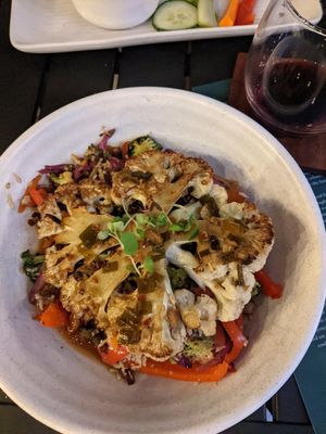 Cauliflower Steak Plate - Delish! at Good Kitchen and Market in Marietta