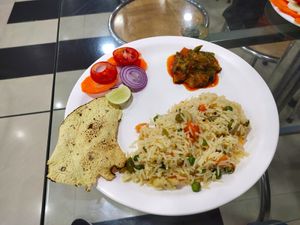 Served food. at Food Court in Gangtok