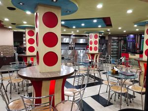 Interior wide view. at Food Court in Gangtok