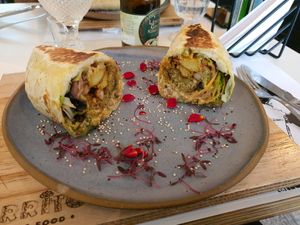 Burrito California at Carrito Organic in Sao Paulo