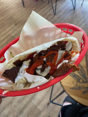"Ultimate" kebab at A Taste of Vitality in Hastings