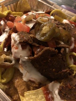 Belly Buster Nachos  at A Taste of Vitality in Hastings