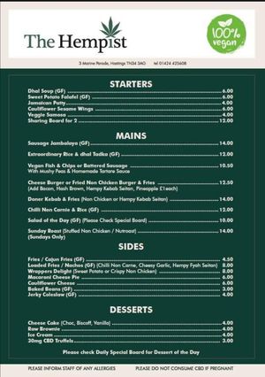 New Menu at A Taste of Vitality in Hastings