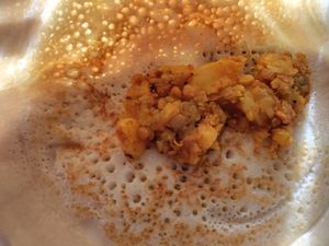 Masala dosa at A Taste of Vitality in Hastings