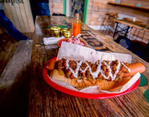 Hotdog😄 at A Taste of Vitality in Hastings