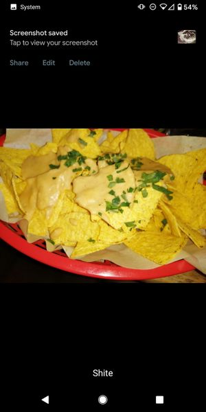 Nachos and little cheez, so pretty much nachos.... at A Taste of Vitality in Hastings