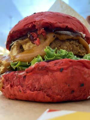 Vegan burguer   at Zen Wonderland in Sintra