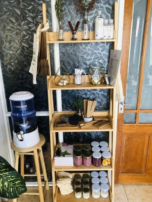 Agar agar, goma xantana, pétalos de rosa, etc  at Vegan Flor de Loto in Mexico City