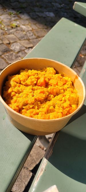 Linsen-Kartoffel Daal at Energy Kitchen in Bern