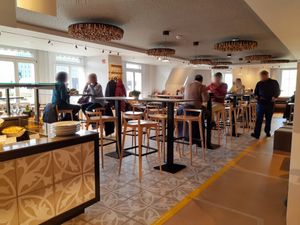 Top restaurant dining area at Energy Kitchen in Bern