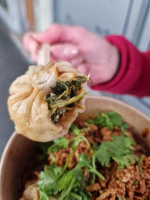 Vegan Dumplings at Mama's Momos in Bern