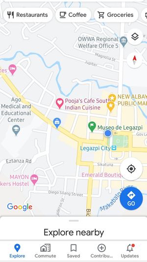New location at Pooja's Cafe in Legazpi City