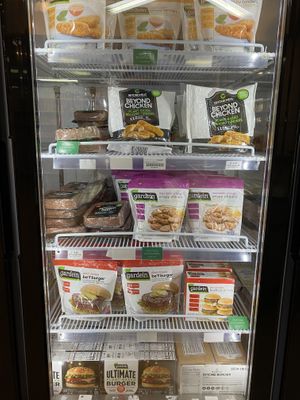 Frozen “meat” section   at Organica - Tienda Principal in Panama City