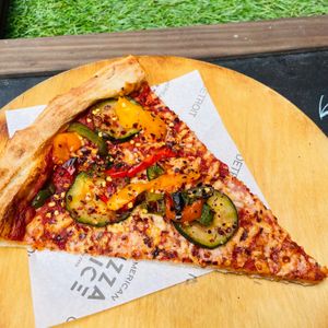 Vegetarian Hot at American Pizza Slice in Liverpool