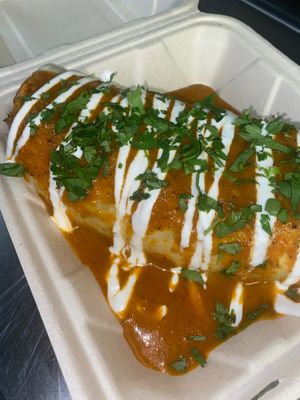 Ranchero Burrito (Weekly Special, not available) at Nom Eats with Seats in Reno