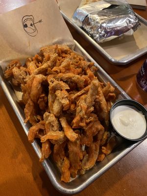 Soy curls   at Nom Eats with Seats in Reno