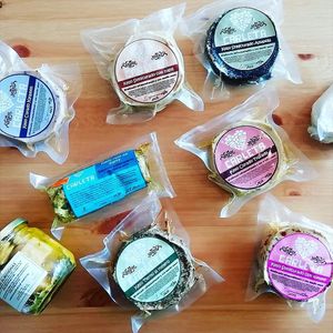 vegan cheeses at Tierra the Store in Tenerife