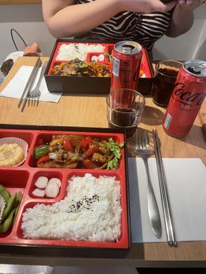 Both bentos 🍱   at Cantine De Lotus in Paris