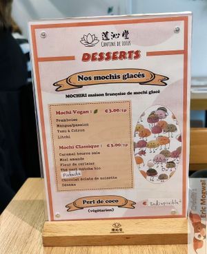 Mochis at Cantine De Lotus in Paris