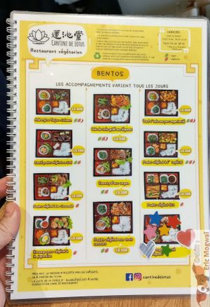 Bento at Cantine De Lotus in Paris