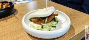 Mo fried vegan chicken  at Cantine De Lotus in Paris