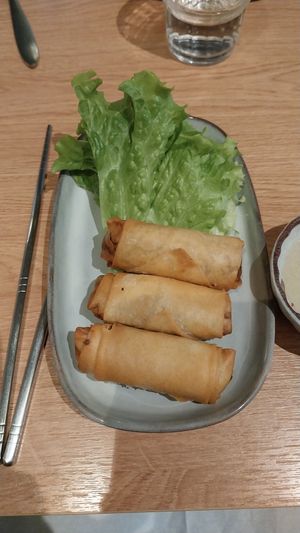 Vegan nems at Cantine De Lotus in Paris