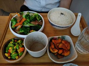 Bento green at Cantine De Lotus in Paris