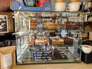 Plenty of vegan options. at Leaf & Bean in Broadway