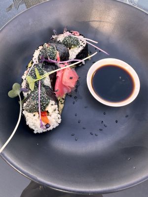 V starter   at The Views Vegetarian Restaurant in Kaiteriteri