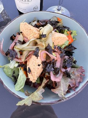 V kimchi starter  at The Views Vegetarian Restaurant in Kaiteriteri