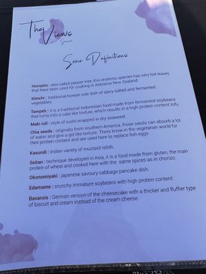   at The Views Vegetarian Restaurant in Kaiteriteri