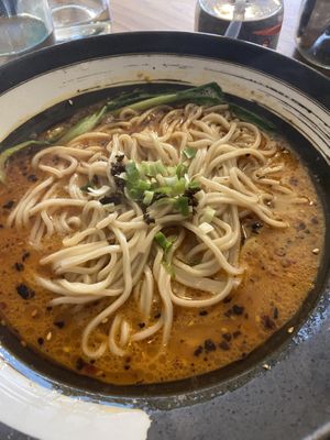 Spicy Noodle Soup at April in Paris