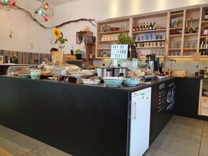 The buffet at Keep Living in Salzburg