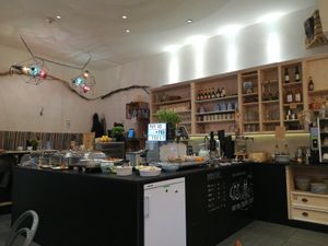 Buffet area at Keep Living in Salzburg