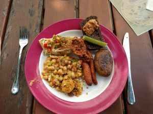 Veganes Buffet at Keep Living in Salzburg