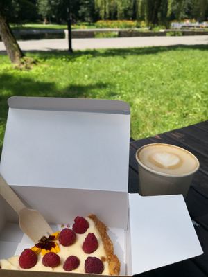 Vegan Lemon Tart at Slodko i Czule in Krakow