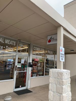 Outside of store in Square 67 shopping center at Ann's Health Food Center & Market - Red Bird in Dallas