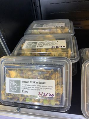Vegan chik’n salad at Ann's Health Food Center & Market - Red Bird in Dallas