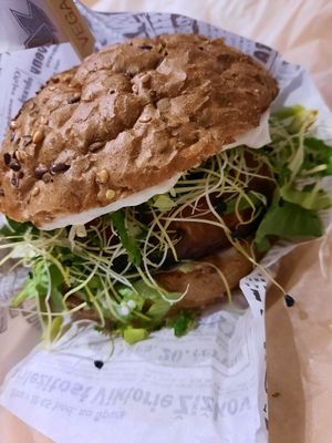 Portobello at Brunette Burger in Plzen