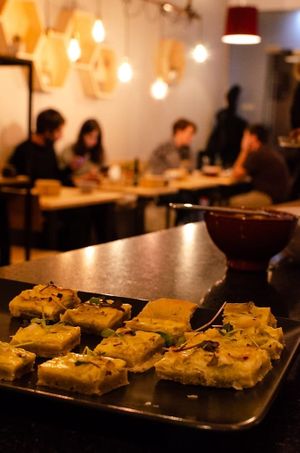 Gran variedad y calidad de tapas at ClemCafé in Santiago De Compostela