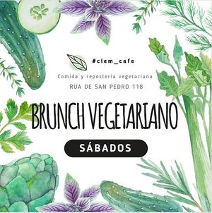 Veggie Brunch every Saturday // Brunch vegetariano todos los sábados at ClemCafé in Santiago De Compostela