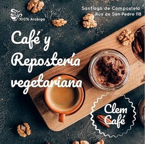 Acompaña tu café con la mejor repostería vegana de la ciudad at ClemCafé in Santiago De Compostela