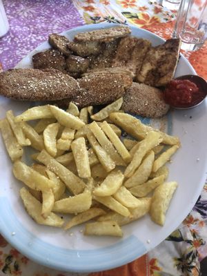 Mix Special - a bit like a vegan mixed grill. at Whole Bean Veganic Food in Bardez