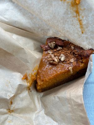 Pumpkin caramel pie   at Le Dep Frida in Trois-rivieres