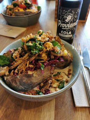 "Kai-Uwe" wurde restlos verputzt :-) at Potateria in Mannheim