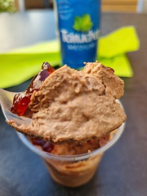 Schokomousse at Potateria in Mannheim