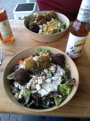 Two large bowls of tastiness. at Potateria in Mannheim