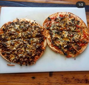 Gluten free pizza at Heirs Pears in Vancouver