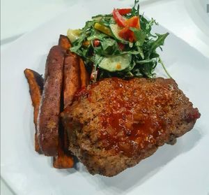 Meatloaf at Heirs Pears in Vancouver