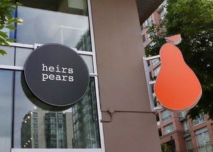 front at Heirs Pears in Vancouver